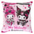 Sanrio - Coussin Pink Black Party Series Kuromi & My Melody 35 x 35 cm - Sakami Merchandise