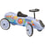Porteur voiture bleu Peace and Love - Goki