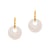 Boucles d'oreilles Blima en pierres Quartz rose