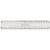 Règle - Double décimètre - 20cm - Plastique - Transparent - Idéal pour la trousse