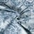 Tissu Toile Polycoton Saone murier sauvage sur fond Bleu gris
