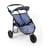 Poussette de jogging moderne à 3 roues pour poupées