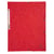 Chemise 3 rabats à élastiques carte lustrée 400g/m2 - A4 - Rouge - x 25 - Exacompta