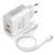 Avizar Chargeur Secteur USB / USB-C 18W Power Delivery Q.C 3.0 Câble Lightning Blanc