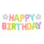 Ballon Happy Birthday Pastel (3,95 m)