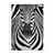 Affiche 30x40 cm -  Zebra Face - Juan Duran