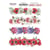 Planche de stickers couleur embelissement Fabrika Decoru SUMMER FLOWERS 117