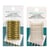 18 disques de reliure - Blanc + Or