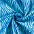 Tissu Toile de Coton Yara zebré Bleu sur fond Bleu turquoise