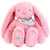 Peluche Lapin Fleurette rose 35 cm - Doudou et Compagnie