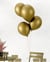 Ballon chrome Ø 30cm - lot de 10 - or