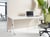 Bureau pliable Panneau de particules mélaminé (MFC) Blanc BENDI - Beliani