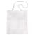 Sac en coton av. anses longues, blanc, 42x38cm, anse env. 80cm