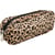 Trousse - 1 compartiment - Fourrure léopard - 22x6x8cm - Scolaire