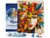 Diamond Painting Broderie Diamant Figured’Art 40x50cm toile tendue sur châssis en bois - diamants carrés - Visage floral d'Automne inspiré de Picasso