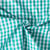 Tissu Rayures Laury Petits carreaux 5 mm Vert émeraude