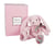 Doudou Lapin Rose Copain Calin - Histoire D'Ours - Rouge