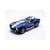 Voiture miniature de collection - WELLY - SHELBY Cobra 427 S/C - Échelle 1/24 - Bleu métal - Réf. 24002BL