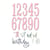 Matrices de découpe - Chiffres pour anniversaires - 15 dies Thinlits - Sizzix