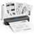 Mini Imprimante Thermique Sans Fil 300dpi Portable Pour Tous Vos Besoins D'Impression Gris YONIS