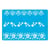 Pochoir plastique souple réutilisable 18,5 x 14,5 cm Fabrika Decoru DECORATION 276
