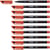 Lot de 10 feutres permanents pointe fine 0,7 mm - STABILO - Rouge