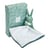 Lapin doudou – Lapin avec doudou vert sauge – Doudou et Compagnie