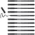 Lot de 10 feutres de coloriage pointe ronde moyenne - EDDING - Noir - 1300 - 2 mm