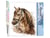 Peinture par Numéro Figured'Art - Cheval brun - Kit de Loisir Créatif DIY Numéro d'Art Complet - 40x50cm sans châssis en bois