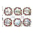Tags éléments décoratif en papier à découper scrapbooking NOEL 186