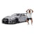 NISSAN GT-R (R35) W/ LIBERTY WALK BODY KIT TYPE 2.0 GREY 2024 1/18