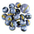 Filet de 20 billes 16 mm + 1 calot 25 mm oeil de vipere - kim play - jeu de recreation, adresse