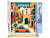 Peinture par Numéro Figured'Art - Affiche Vintage Séville - Kit de Loisir Créatif DIY Numéro d'Art Complet - 40x50cm toile roulée + châssis en bois à monter