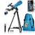 Télescope à objectif 70/400 avec sac à dos bleu