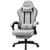Chaise gaming GTPLAYER dossier papillon - Tissu - Gris - 50 x 54 x 135 cm