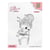 Tampon transparent scrapbooking Nellie's choice GIRAFE DE NOEL 027