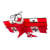 Cerf-volant avion Red baron 3d