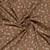 Tissu Jersey Coton imprimé Alix petites fleurs sur fond Vieux rose