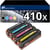 410X - Pack 4 toners HP 410X compatibles Color LaserJet Pro M477fdw M452dw - 123CONSOMMABLES