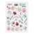 Planche de stickers couleur embelissement Fabrika Decoru PEONY GARDEN 215