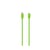 Jaym Câble Lightning vers USB-C PD 3A Charge et Synchronisation Collection POP 1,5m Vert
