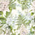 Lot de 4 serviettes en papier découpage collage 33 cm FLEUR LILAS FEUILLAGE F 4003