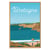 Tableau mural encadré plage en Bretagne 65x97 cm