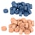 Perles de cire hexagonales - Bleu + Rose