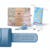 Pack Lampe + câble + pochette microfibre + housse livre - Bleu - Message Pour Toi Maman - Lizia