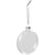 Boules de Noël en verre, d 8 cm, ép. 2,1 cm, 6 pièces/ 1 Pq.