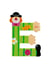 Lettre E Clown - Sevi