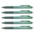 Lot de 5 Stylos Roller Rétractables Frixion Ball Clicker Pointe Fine Vert