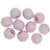 10 Perles rondes - bois rose - 20 mm