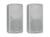 OMNITRONIC Odp-206 enceinte d'installation 16 ohms blanc 2x